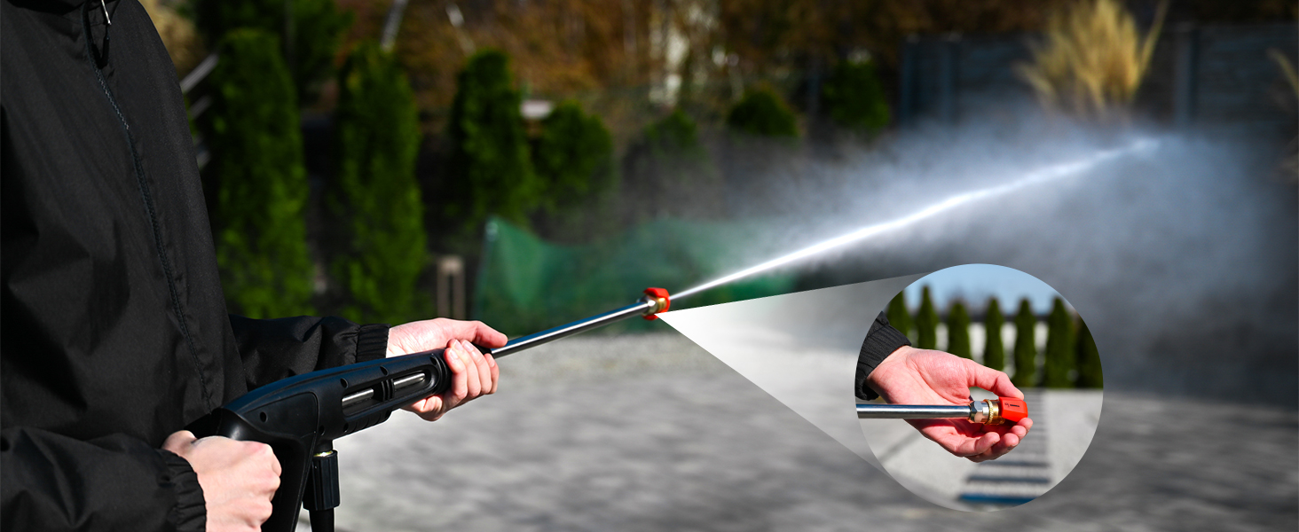 IdroJet con lancia e ugello a getto potente