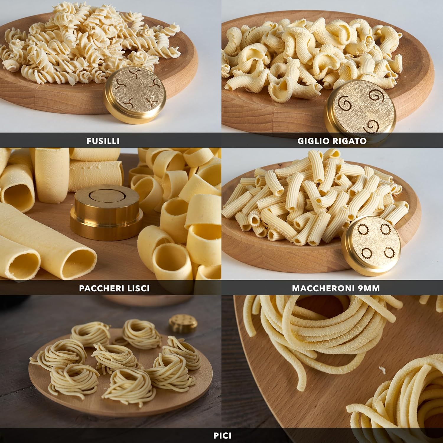 Pasta fresca prodotta dalla macchina automatica