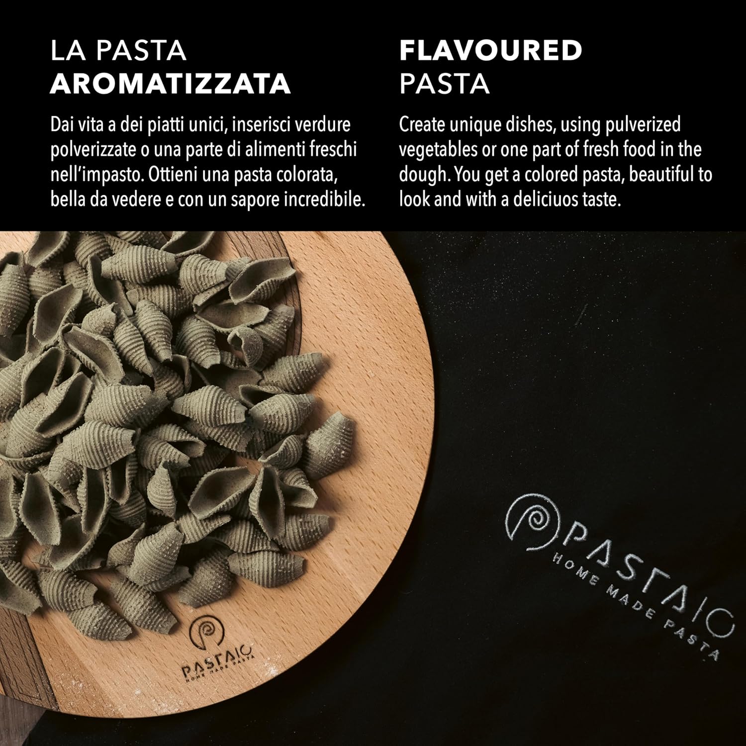 Pasta fresca aromatizzata e colorata
