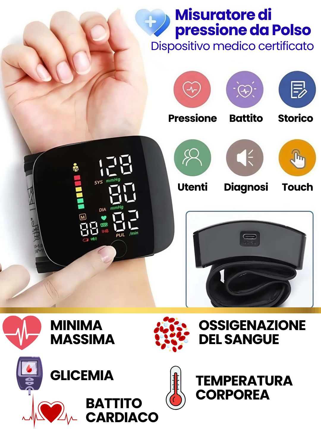 Misuratore da polso OK Dottore