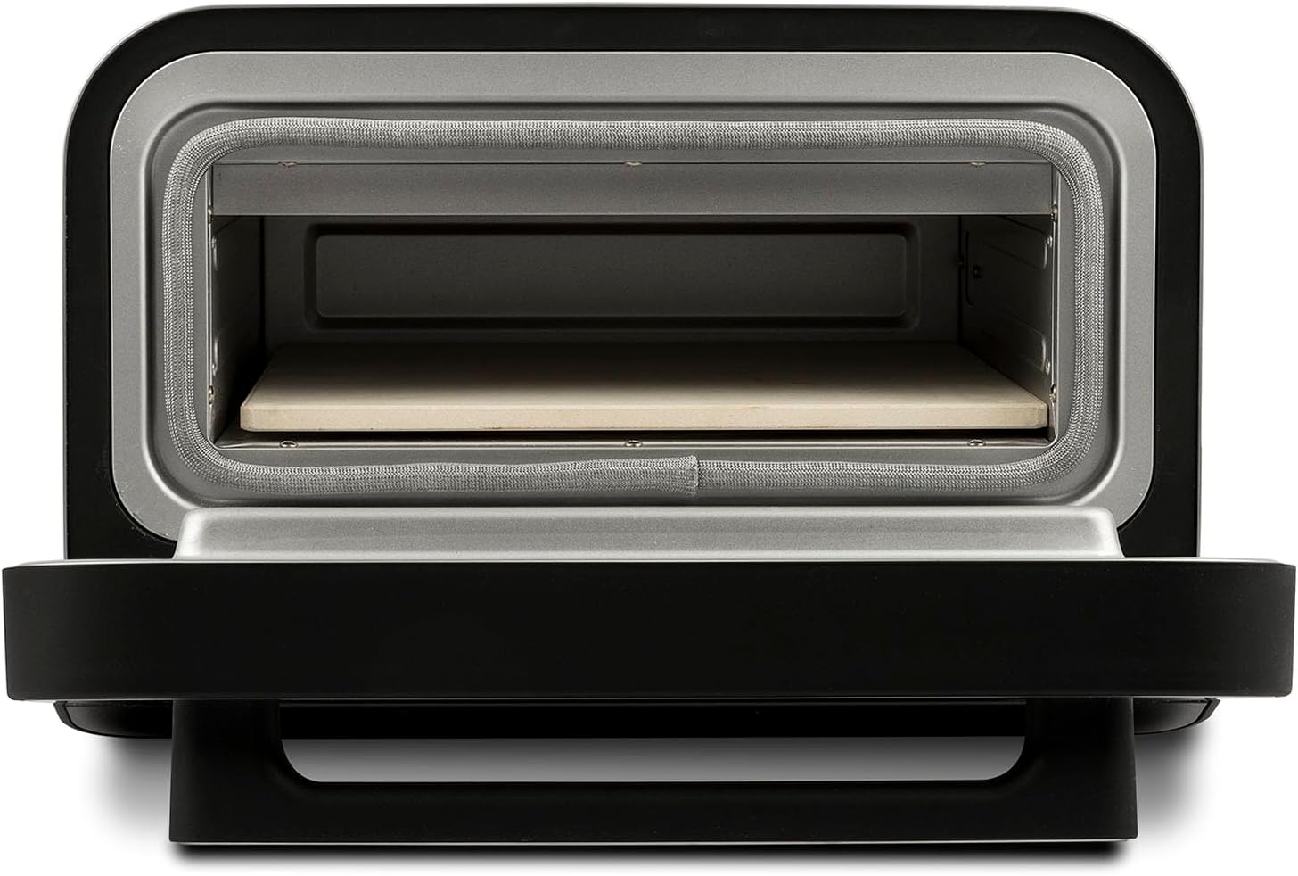 Forno pizza aperto con pietra refrattaria interna