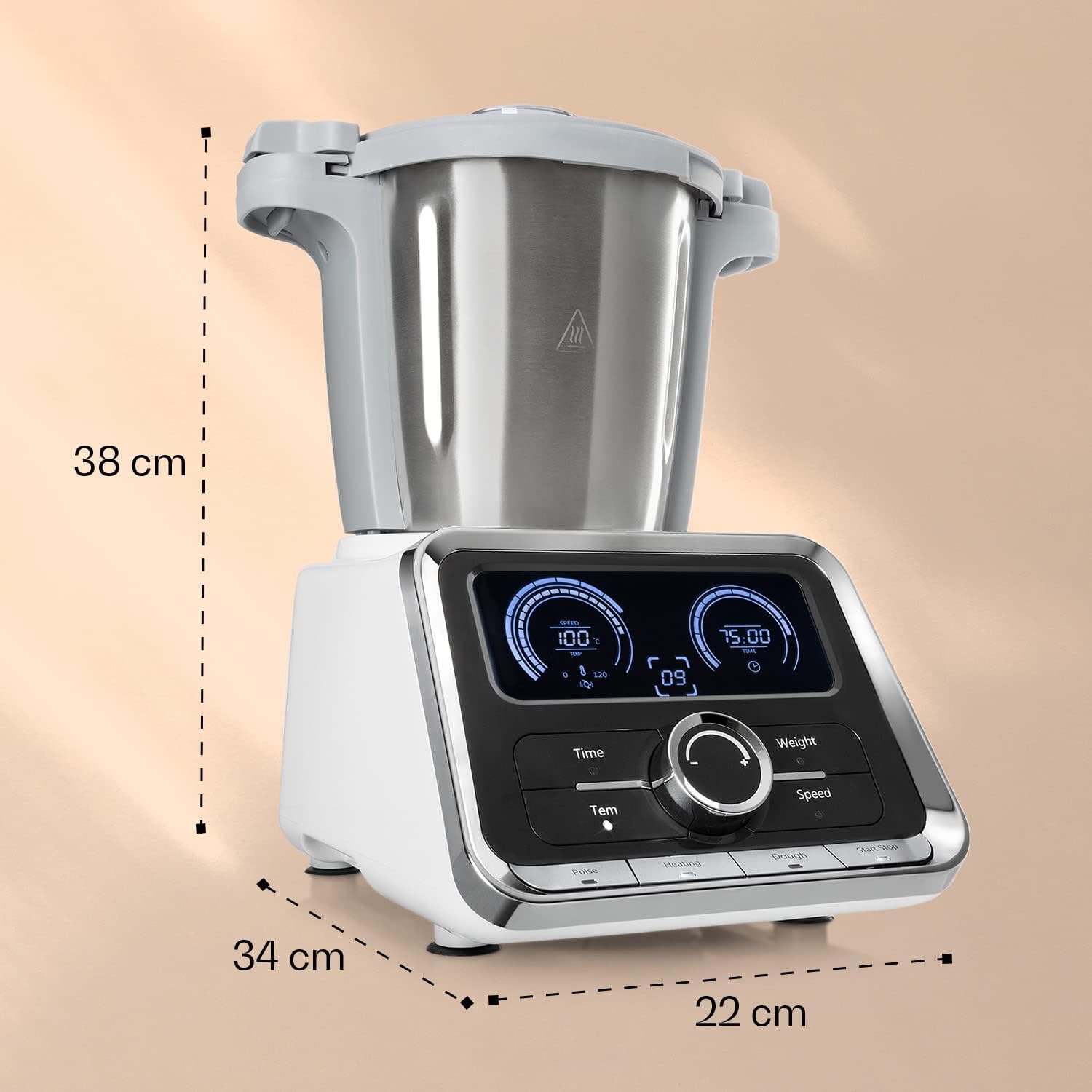 Dimensioni compatte del robot da cucina Klarstein GrandPrix