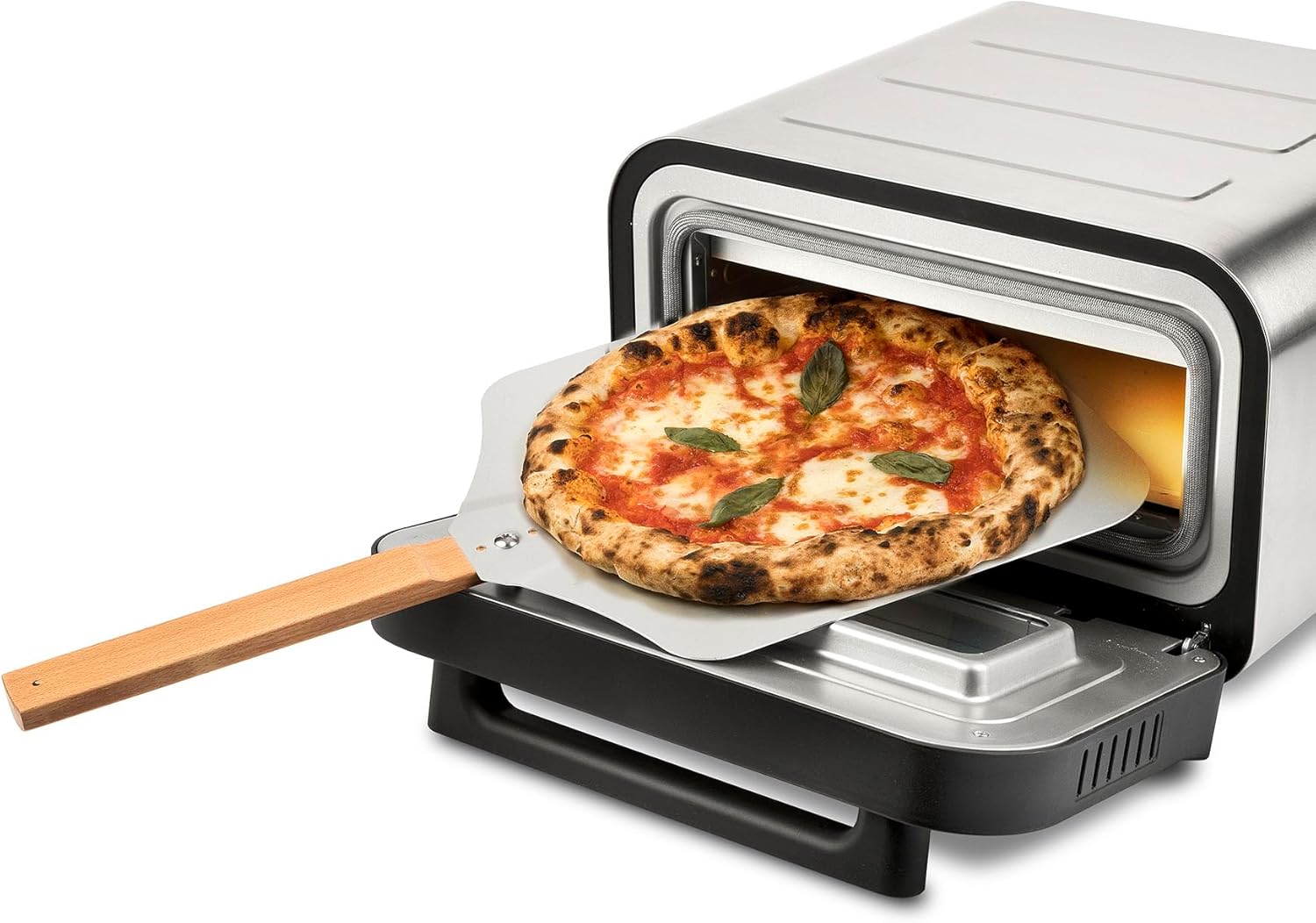 Forno elettrico per pizza G3 Ferrari con pizza napoletana